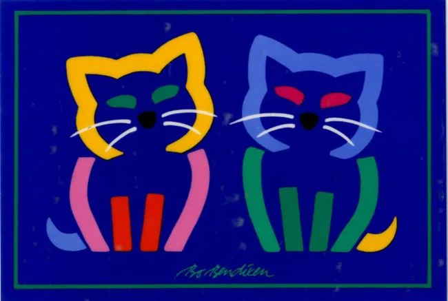 2 katten —  Bendixen