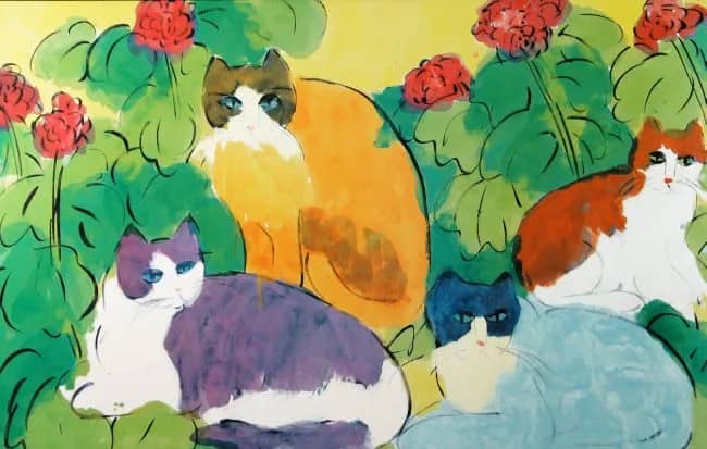 4 chats —  Walasse Ting