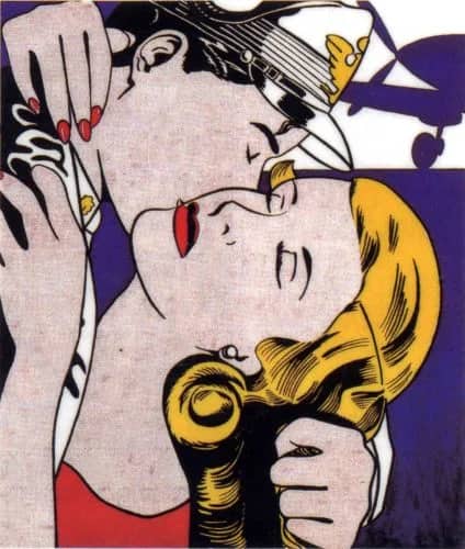 The kiss — Roy Lichtenstein