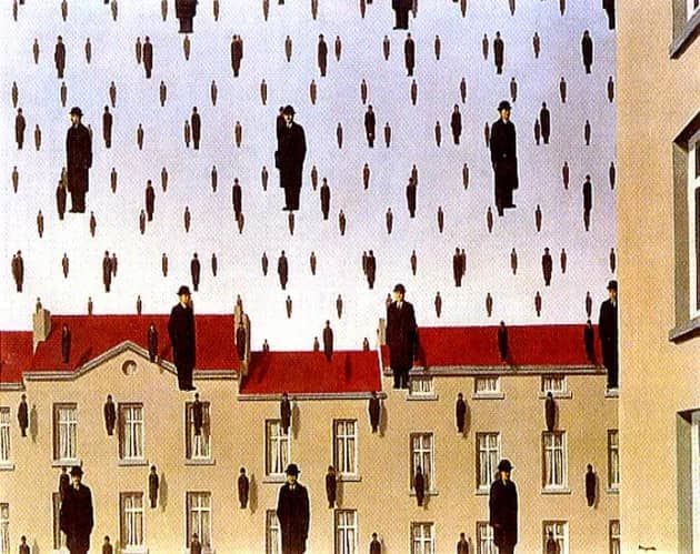 Golconde —  Magritte
