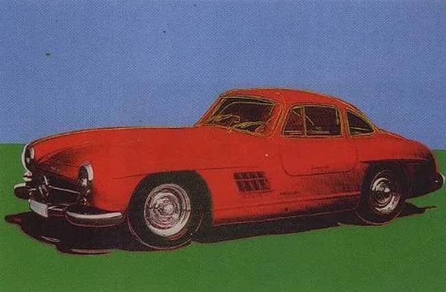 300sl, coupe "54 2hp — Andy Warhol