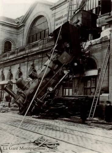 La gare montparnasse — Unknow artist Anonymous