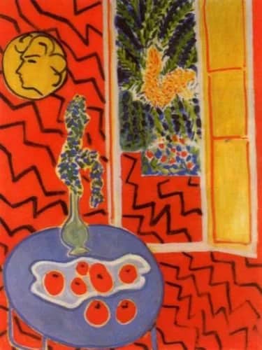 Interieur rouge —  Matisse