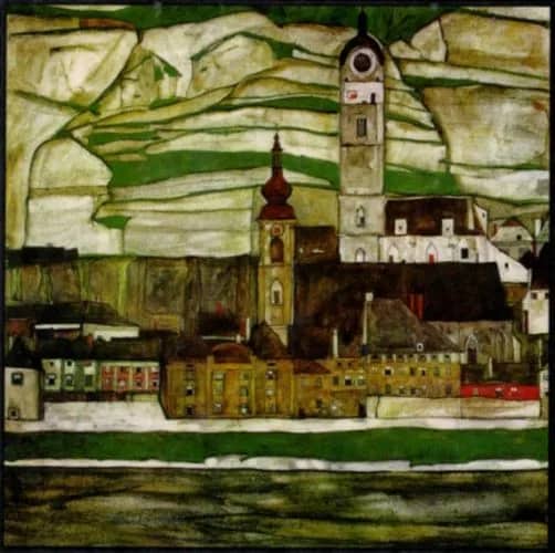 Veduta di stein — Egon Schiele
