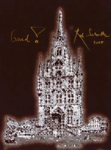Gouda (zeefdruk op fluweel) — Rob Scholte