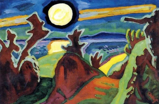 Mond uber der kuste —  Rotluff