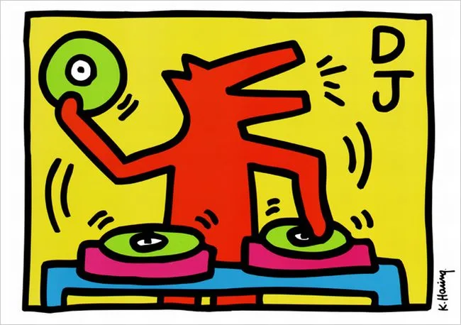 Dj — Keith Haring
