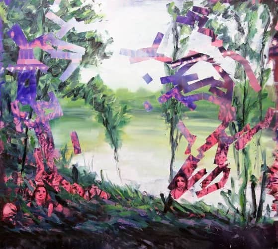 Figures in a landscape — John Konijn