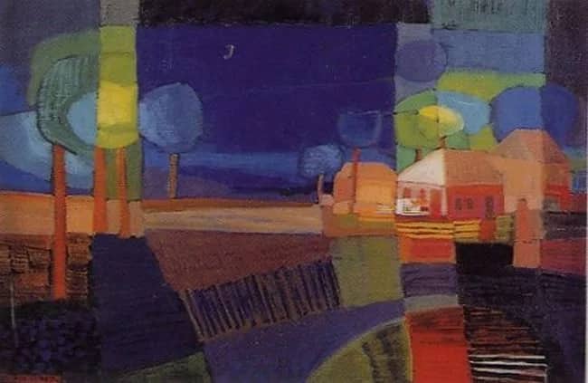 Colored landscape — Ton Schulten