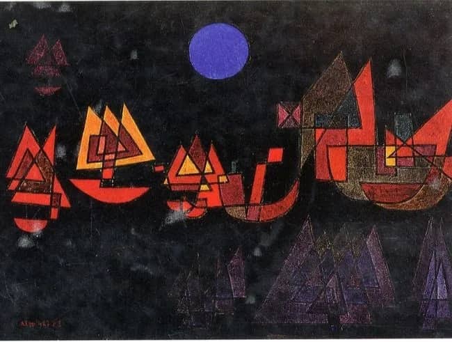 Schiffe im dunkeln —  Klee