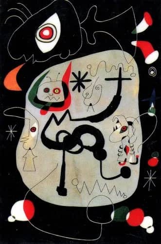 Danseuse ecoutant — Joan Miro