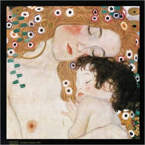 Le tre eta", part. — Gustav Klimt
