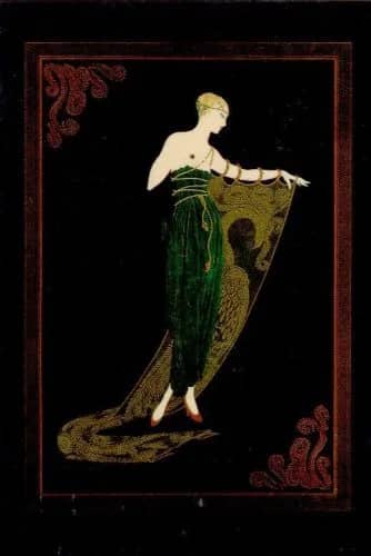 Emerald night —  Erte