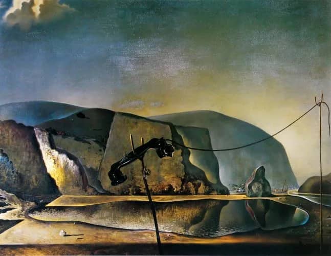 Mountain lake, 1938 —  Salvador Dali