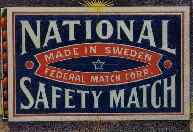 Nat. safety match —  Affiche