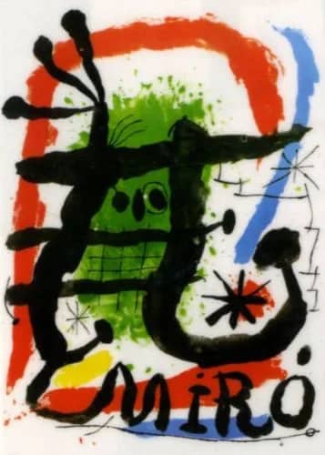 Affiche lithograpie — Joan Miro
