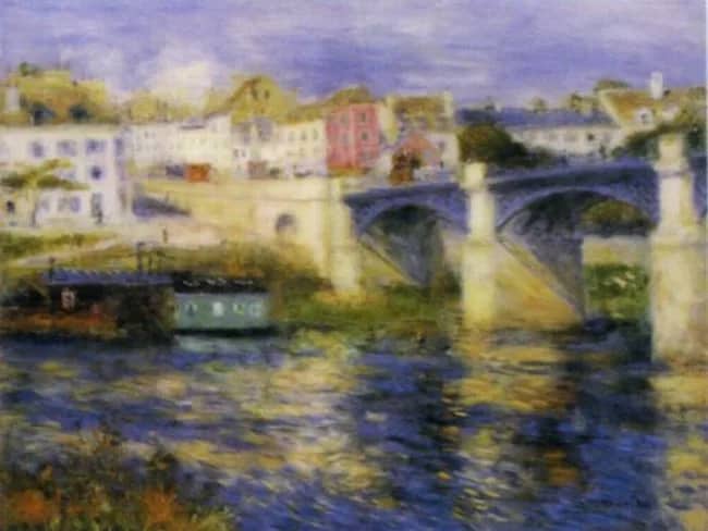 Bridge at chatou —  Renoir
