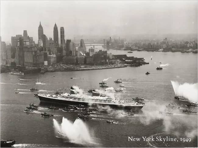 New york skyline "49 — Unknow artist Anonymous