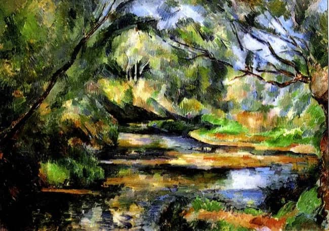 The brook —  Cezanne