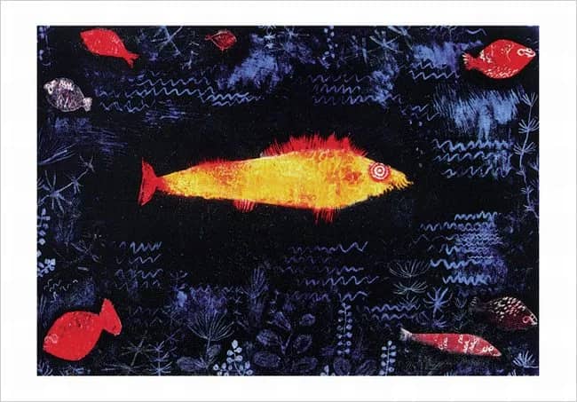 The golden fish —  Klee