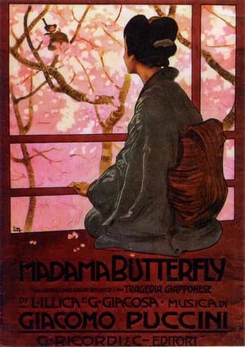 Madama butterfly —  Affiche
