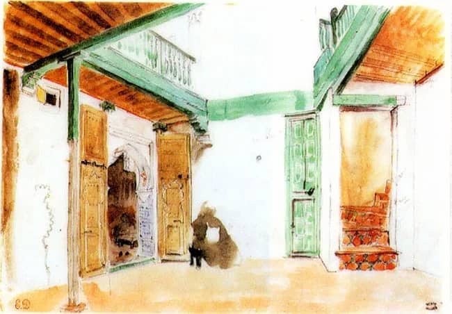 Interieur a tanger —  Delacroix