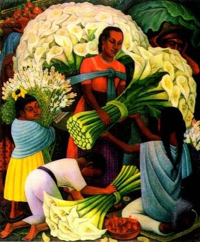 The flower vendor —  Rivera