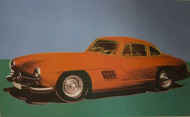 300 sl coupe "54 — Andy Warhol