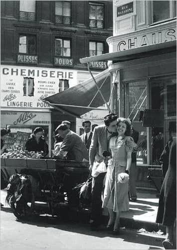 Baiser rue mazarine —  Doisneau