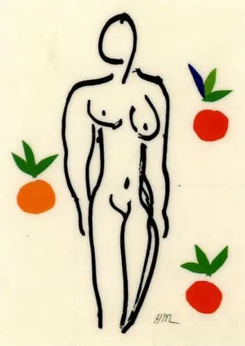 Nu aux oranges "53 —  Matisse
