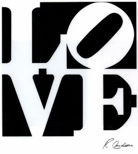 Love (black & white) —  Indiana