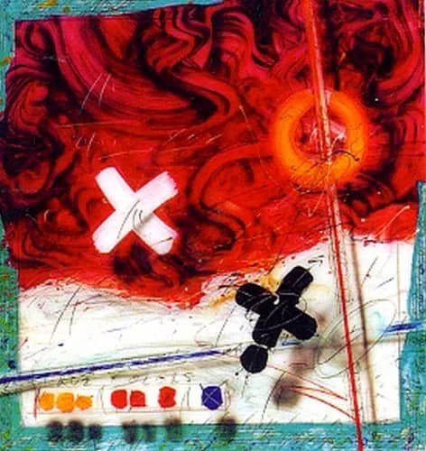 Cross white/black —  Schiemann