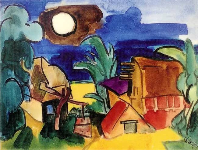 Landschap —  Rottluff