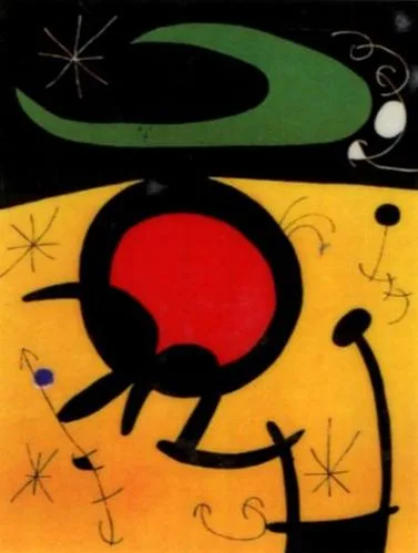 Vuelo de pajaros — Joan Miro