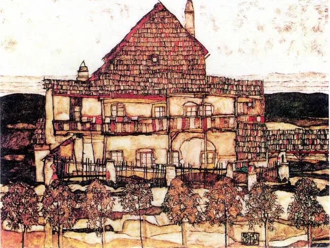 La casetta — Egon Schiele