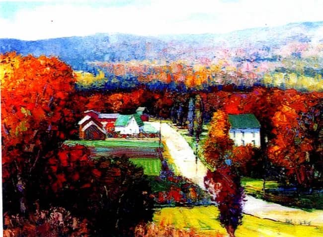 Fall lane —  Wallis