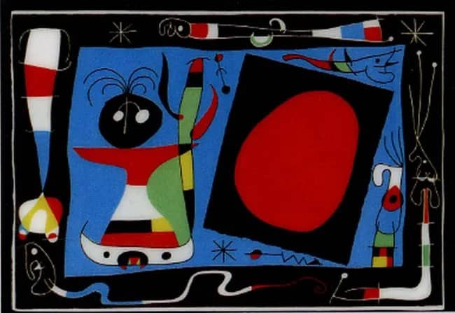 Femme au miroir — Joan Miro