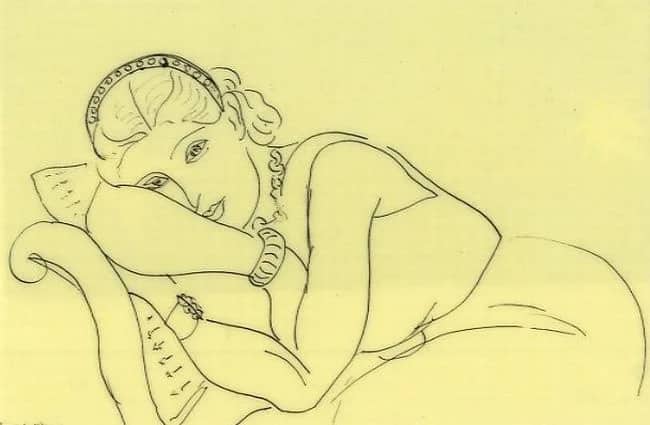 Fille avec tiara —  Matisse
