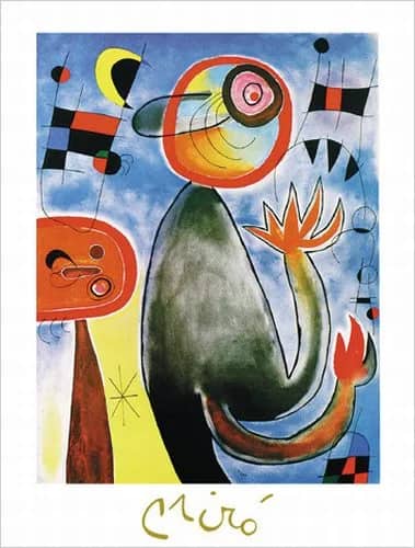 Echelles traversant — Joan Miro