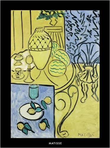 Int. jaune and bleu —  Matisse