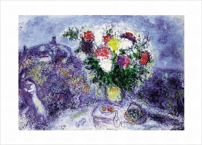 Fleurs —  Chagall