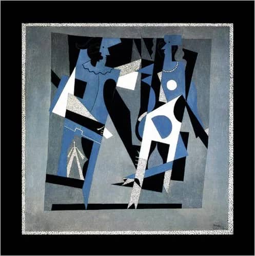 Arlequin et femme — Pablo Picasso