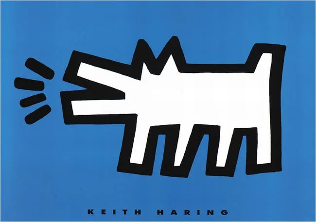 Dog barking — Keith Haring
