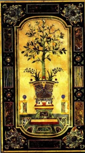 Inlaid marble panel — Unknow artist Anonymous