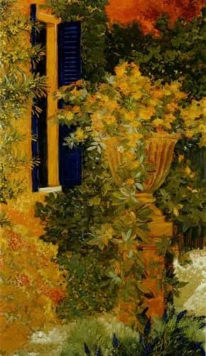 Yellow & blue panel —  Borchgrave