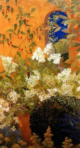 Yellow & blue panel —  Borchgrave