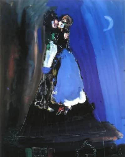 Amants sur le toit —  Chagall