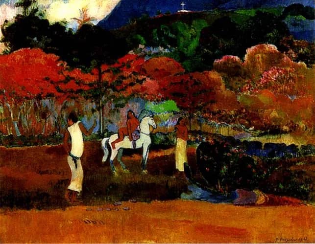 White horse —  Gauguin