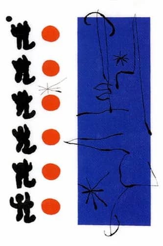 Rouge et bleu — Joan Miro