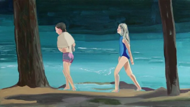 Meisjes aan het  meer — Mascha   Haring